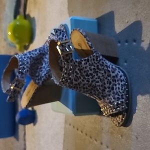 Leopard Sandals